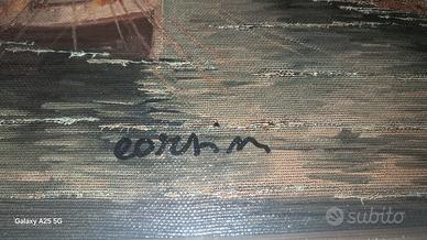 quadro d autore vintage 