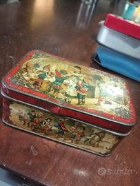 scatola di latta vintage 