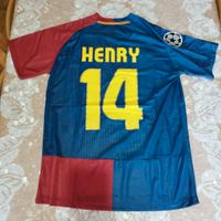 maglia calcio Barcellona Henry nuova taglia XL 