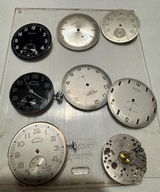 As 984 3 movimenti orologi + 5 quadranti + ricambi