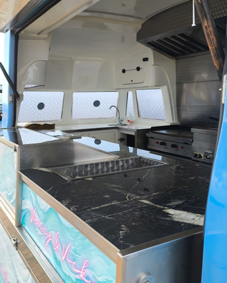 Food truck modello vintage Volkswagen