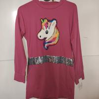 abito bambina unicorno 14 anni 
