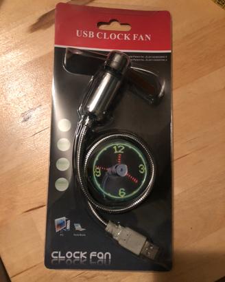Ubs clock fan