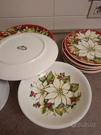 Servizio piatti natale 