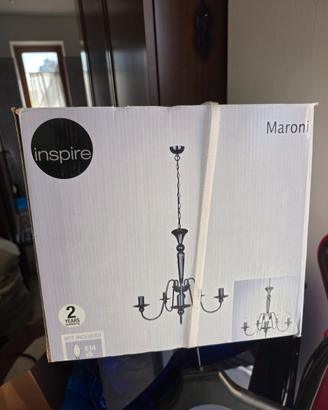 Lampadario classico nero Inspire Maroni – 5 luci (