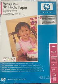 Carta fotografica HP A3 280 g/m²  - nuova