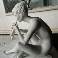 stupenda statuina in porcellana Kaiser W Germany