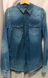 camicia in jeans gas- taglia XL nuova