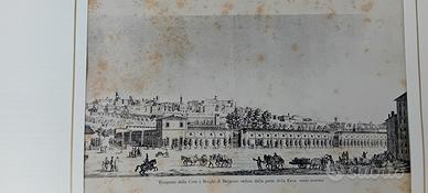 6 stampe antiche di Bergamo rarissime 