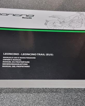 USO E MANUTENZIONE MANUALE BENELLI LEONCINO-LEONCI