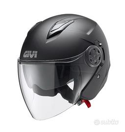 CASCO JET MOTO SCOOTER GIVI 12.3 DOPPIA VISIERA