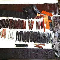 Cinturini per orologi, ritagli in pelle esotica