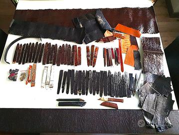 Cinturini per orologi, ritagli in pelle esotica