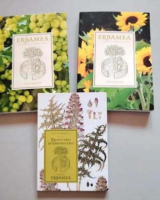 Prontuario di Erboristeria. Edizioni Erbamea. 3pz