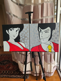Lupin & Margot ~ dipinti pop art