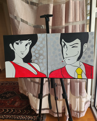 Lupin & Margot ~ dipinti pop art