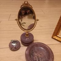 set di tre pezzi specchio da tavolo svuoti tasca 