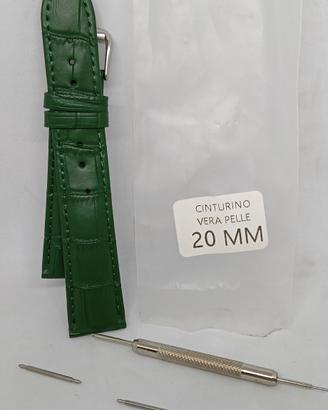 Cinturino vera pelle per orologi Rolex Cartier 