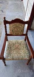 Sedia antico trono poltrona 