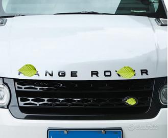 Range Rover  scritte lettere nere opache nuove