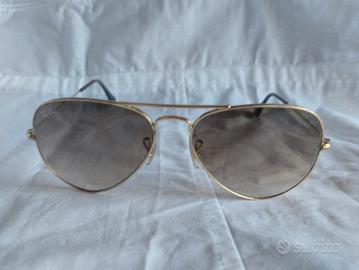 A1282 ray-ban rb3025 oro lenti marroni tg58 aviat