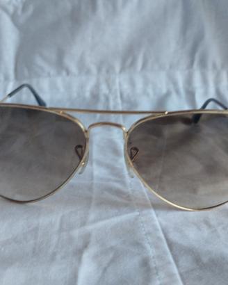 A1282 ray-ban rb3025 oro lenti marroni tg58 aviat