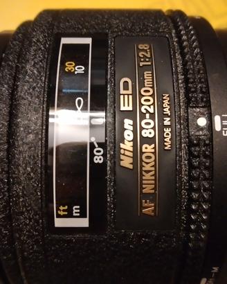 NIKON AF 80~200 f 2.8 Lente ED Sensori FX DX