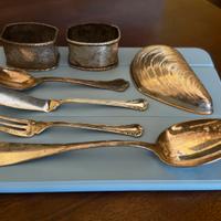 Set posate ed accessori argento 800