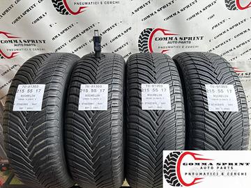 4 PNEUMATICI 215/55 R17 MICHELIN 4 STAGIONI