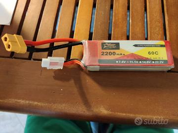 Batteria lipo 3s 2200mAh 60 c