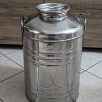 Barile per olio 50 litri Sansone in acciaio inox