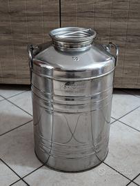 Barile per olio 50 litri Sansone in acciaio inox