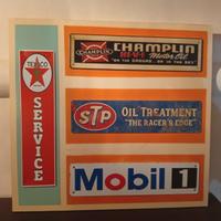 Vintage pubblicità garage retrò