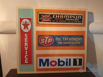 Vintage pubblicità garage retrò