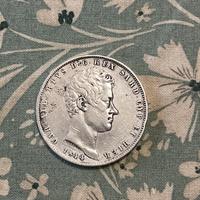 5 lire regno di sardegna 1844