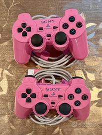 2 joypad originali Sony DualShock 2 Rosa per PS2