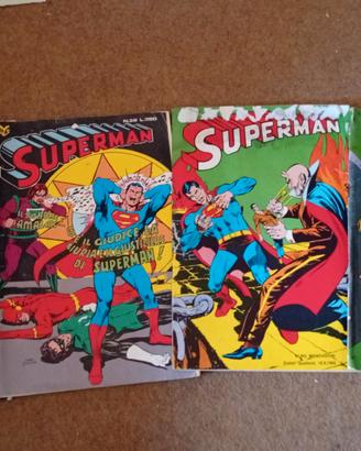 Lotto 17 fumetti Superman anni 70 da lettura