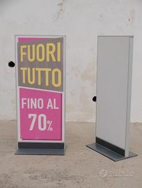 totem cartelli  pubblicitari in alluminio