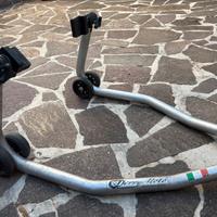 Cavalletto alzamoto posteriore in alluminio