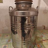fusto olio 50 Litri in acciaio inox