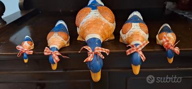 Statuine decorative ornamento papere colloingiu