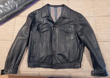 Giacca in pelle fiore fatta a mano