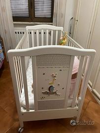 Lettino Picci “Riccetto” con ruote