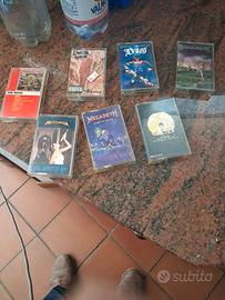 8 musicassette originali rock e metal