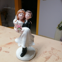 Cake topper matrimonio sposi divertenti romantici