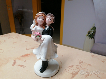 Cake topper matrimonio sposi divertenti romantici