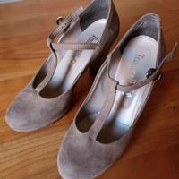 Scarpe in pelle scamosciate Tendenze N36