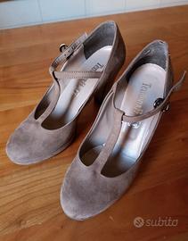 Scarpe in pelle scamosciate Tendenze N36
