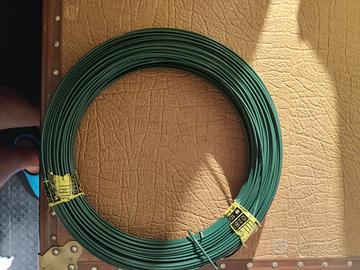filo di ferro plastificato verde 