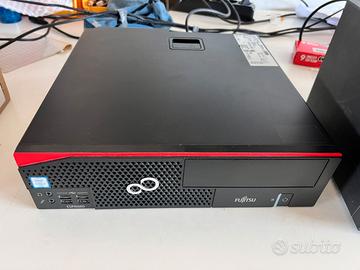 Pc fisso fujitsu d556 i3 6th 256 gb ssd 8 ram w10